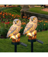 Solar Resin Garden Lamp  Parrot Owl Eagle Design - £19.61 GBP+