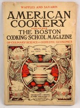 4 American Cookery Magazine 1922-1923 Boston School Cookbook Recipes Ads  - $20.00