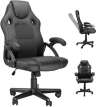 MUZII Gaming Computer Chair, Gaming Chair, Video Game Chairs with PU Leather and - £145.47 GBP