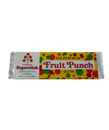 Clark&#39;s Fruit Punch Gum Vintage 1960s Superstick Pack RARE SEALED - $75.68 CAD