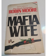 Robin Moore MAFIA WIFE  Vintage 1977 2nd Printing hardcover dust jacket - $370.00 MXN