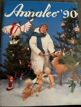 Annalee 1990 Catalog Doll Christmas scene Reindeer cover - £9.65 GBP