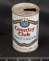 Vintage Country Club Malt Liquor 8 oz. Pull Tab Beer Can amk - £17.04 GBP