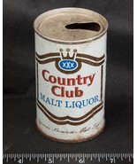 Vintage Country Club Malt Liquor 8 oz. Pull Tab Beer Can amk - £17.37 GBP