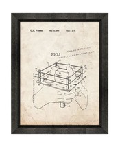 Thumb Wrestling Game Apparatus Patent Print Old Look with Beveled Wood Frame - $24.95+