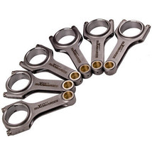 6x Connecting Rods for Alfa Romeo GTV6 75 2.5 3.0 V6 Bielle ARP Bolts HP800 - £440.14 GBP