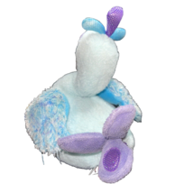 Gantz Plush Stuffed Animal Bird Blufadoodle Blue Purple Black 9&quot; tall Kids Toy - £7.61 GBP