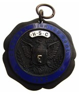 1932 US JUDAICA MEDALLION Mendelson School 3rd Place Enamel Medal - £11.98 GBP