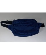 Vintage Eddie Bauer Blue Fanny Pack Bum Bag Waist Pack Belt Hiking - $11.30