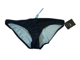 Nike  Women&#39;s  Swimwear Sports Drawstring Bikini Bottom, Black/Noir, XL - £23.45 GBP