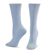 HUE Womens Theracom Ribbed Night Crew Socks,1 Pack,One Size,Color Blue O... - £12.21 GBP