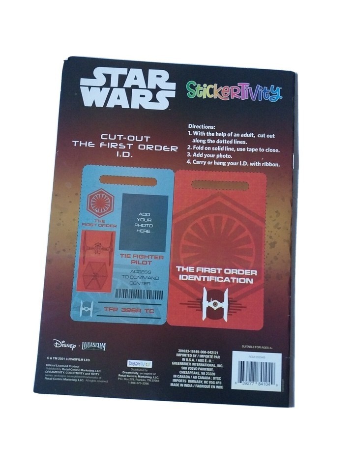 Disney Star Wars ~ Rule The Galaxy Stickertivity Coloring & Activity Book Item image 2