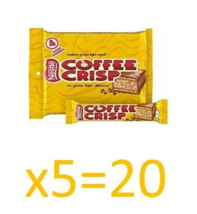 20 Coffee Crisp Chocolate Bars Full Size 50g - £29.59 GBP