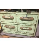 WRIGHT LINE tool box 2 drawer 4 bin ball bearing vintage - $123.75