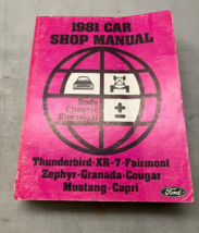 1981 FORD CAR SHOP MANUAL THUNDERBIRD/XR-7/FAIRMONT/ZEPHYR 365-126-81B - £37.02 GBP