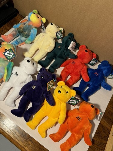 Lot of 11 Salvino's Bamm Beanos Beanie Baseball BEARS w/ Tags MLB Item image 3