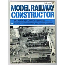 Model Railway Constructor Magazine February 1971 mbox3390/f SNCF HO scale layout - £2.94 GBP