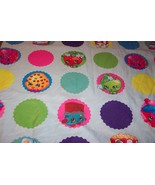 SHOPKINS TWIN SIZE SHEET SET FABRIC 2013 - £15.58 GBP