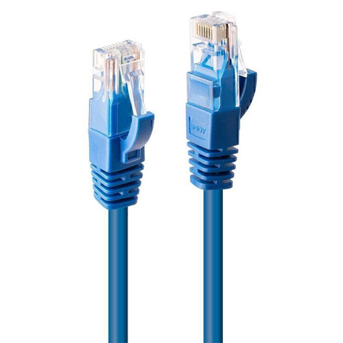 Lindy CAT6 U/UTP Gigabit Network Cable (Blue) - 1m - $15.78
