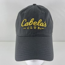 Cabela&#39;s Club Hat Mens One Size Gray Outdoors Adjustable Cap Strapback U... - $9.49