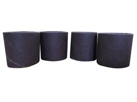 3M 2&quot; x 2&quot; Abrasive Cloth Band Set of 4 for Woodworking and Metalworking - £5.90 GBP