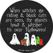 Its Near Halloween Costumes Novelty Circle Coaster Set of 4 - $19.95