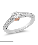 Enchanted Disney Fine Jewelry with 5/8 CTTW Diamond Belle Engagement Ring - $81.81
