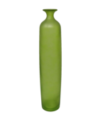 Rosanna Tall Frosted Green Bottle Vase - €42,68 EUR
