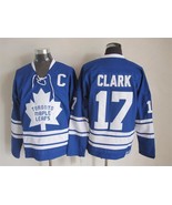 Maple Leafs #17 Wendel Clark Jersey Old Style Uniform Blue - $49.00