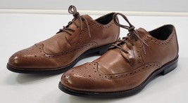 B) Stacy Adams Men Garrison Wingtip Oxford Cognac Dress Shoes 10M 24916-221 - £51.31 GBP