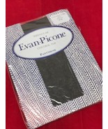 Vintage NOS Evan-Picone Ultra Sheer Nylon Pantyhose IRREGULAR Black Sz M... - $4.70