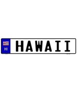 Hawaii Novelty Metal European License Plate EP-079 - £17.54 GBP