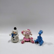 Doc Mcstuffins - Chilly - Snowman - 2&quot; inch. PVC Toy Figure stuffy Lambie lot - £4.45 GBP