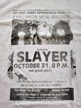 SLAYER 2015 Halloween Metal Massacre Distressed T-shirt ~Never Worn~ 2XL - $15.84