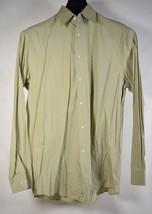 Boss Hugo Boss Mens Green Button Down Dress Shirt 15 1/2 34/35 - £27.09 GBP