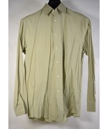 Boss Hugo Boss Mens Green Button Down Dress Shirt 15 1/2 34/35 - $47.39 CAD