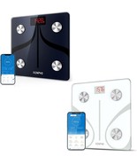 Renpho Bluetooth Body Fat Scale Smart Bmi Scale Digital Bathroom Large S... - £46.49 GBP