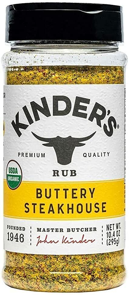Kinder's Organic Buttery Steakhouse Spice, 295g/10.4 oz, Canada, Free Shipping - $25.16