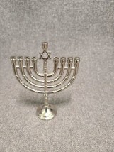 Rite Lite Silver Mini Menorah Jewish Judaica Hannukah - £3.74 GBP