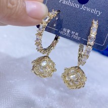Fashion Gold-Plated Earrings Pendant Pearl Earrings, Drop Earrings, Gift... - $43.43