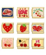 Italian Charms Stainless Steel Fit 9mm Golden Link Chain Making Jewelry - $11.87