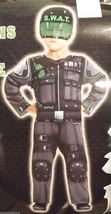 Special Operations Force Swat Jumpsuit W/ Helmet Boys Size Lrg Halloween Costume - £23.39 GBP