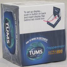 Tums Ultra Strength 1000 Peppermint Antacid Tablets Bulk Box of 12 Rolls - £18.40 GBP