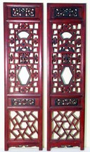 Antique Chinese Screen Panels (3248) (Pair) Cunninghamia wood, Circa 180... - $448.05