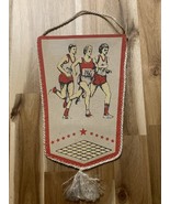 Vintage USSR Sport Running Marathon Pennant Belgorod Marathon 1990 - $384.02 MXN