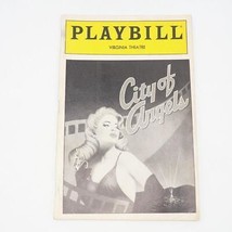 Vintage Playbill City of Angels Virginia Theatre July 1990 - £12.65 GBP