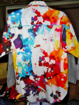 Robert Graham Gerald Colorful Long Sleeve Shirt Size Medium image 2