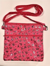 Crossbody Bag Double Zipper Butterfly Design With Adjustable Removable S... - $453.00 MXN