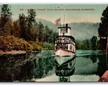 Steamer Colfax on St Joe River Spokane Washington WA 1909 DB Postcard P19 - £4.08 GBP