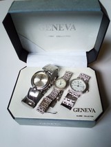 Lot of 3 Geneva Wrist Watches Untested For Parts or Repair - $17.99